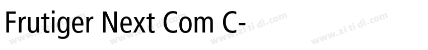 Frutiger Next Com C字体转换